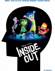 Inside Out 
Напоследък е рядкост да видим оригинална анимация от големите студия. Всичко е продължения и римейки.
Добрата вест идва с Inside Out - рисувана комедия на Pixar, която ни показва как се променя човешкото съзнание при различните емоции, всяка от които е отделен герой в лентата.