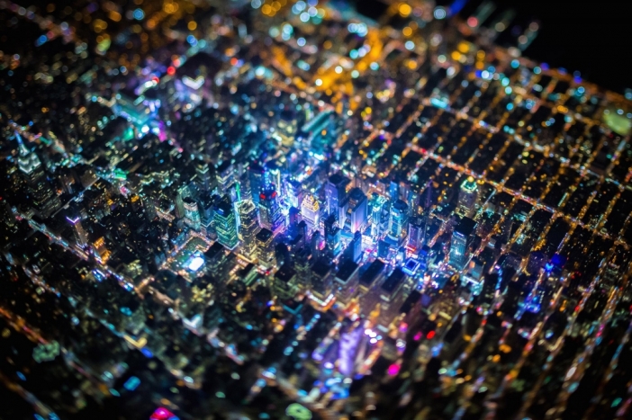 Готъм 7.5K - панорамни снимки на нощен Ню Йорк, от които ще ви се завие свят