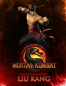 Лю Канг
Лю Канг е главният положителен персонаж в Mortal Kombat и е сред първите ветерани в оригиналната игра.
Представен е като шаолински монах, който влиза в турнира Смъртоносна битка, за да защити Земното царство от окончателното му превземане от Шао Кан. В колата с победите си освен това има главите на Шан Цунг и Горо - доста впечатляващо за обикновен смъртен, нали?