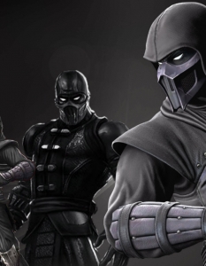 Noob Saibot
Noob Saibot на практика е оригиналният Sub-Zero - Би Хан. След като е убит от Scorpion в Mortal Kombat, той се завръща от отвъдното под нова форма и с нов боен стил и движения.
Героят е един от тези персонажи, които внасят мистика в играта. Името му е съставено от обърнатите имена на създателите на играта - Boon и Tobias. Освен че е играч, когото може да изберете за битките си, при определено обстоятелства  Noob Saibot може да се намеси в двубоите ви и да се биете срещу него.