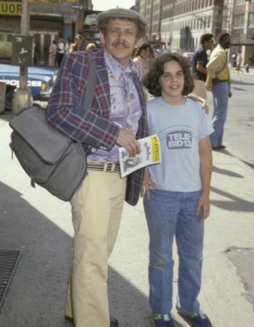 13-годишният Бен Стилър с баща си Джери в Ню Йорк