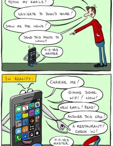 20 карикатури на тема зависимостта на хората от смартфоните - 19