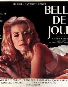 Belle de Jour (Дневна красавица)
1967 година - когато Катрин Деньов е сред най-омагьосващо красивите и сексапилни актриси на планетата. 
Легендарният режисьор Луис Бунюел пък знае как да си играе със съзнанието на зрителя - все пак не е важна голотата, а мисълта за нея. 
