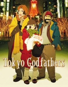 Tokyo Godfathers (Кръстниците от Токио)
 
Сатоши Кон има само шест филма като режисьор, но цели три от тях са в класацията ни. Включително и приключенската драма Tokyo Godfathers.
Филмът, излязъл през 2003 г., разказва историята за трима бедняци, които в коледната нощ откриват бебе в боклука. Сюжетът проследява емоционалната история в търсенето на неговите родители, а същевременно и откриването на истинските личности зад героите във филма.