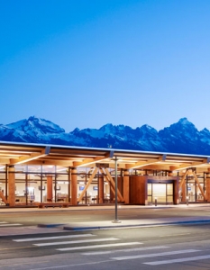 Jackson Hole Airport, регионално летище, Уайоминг, САЩ