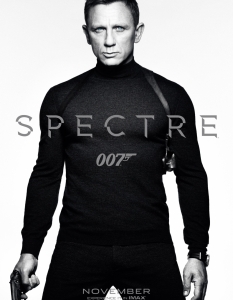 Spectre (Спектър)
Бонд. Новият Бонд! Всъщност последният Бонд на режисьора Сам Мендес, а не е изключено и на Даниел Крейг, за когото филмът ще е четвърти с ролята на Агент 007. 
Spectre отвежда главният шпионин на MI6 в задкулисните игри на организациятa SPECTRE и вероятно най-големият враг на Джеймс Бонд - Франц Оберхаузер. 