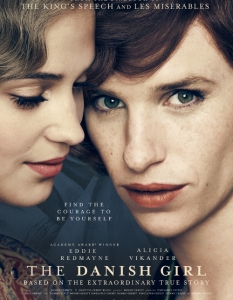 The Danish Girl (Момичето от Дания)
През 2014 г. Еди Редмейн спечели първия си "Оскар" за ролята на физика Стивън Хокинг в биографичната драма Theory of Everything (Теорията на всичко). 
Година по-късно той се превъплъщава в друг човек от реалната история - художничката Лили Елбе, първата транссексуална жена. И определено изпълнението му е достойно за филмовата критика. 
В каста му партнират Алиша Викандер (Ex Machina), Бен Уишоу (Cloud Atlas), Амбър Хърд (The Rum Diary) и др.