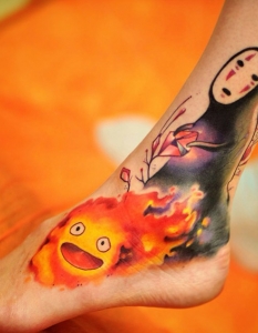 Героите на Studio Ghibli оживяват в 20 татуировки, вдъхновени от Миязаки - 1