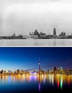 Торонто, Канада - през 30-те години на XX век и днес