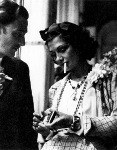 Коко Шанел и Салвадор Дали, 1930 г.