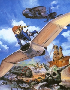 Nausicaa of the Valley of the Wind (Наусика от Долината на вятъра)
Този филм е едва вторият режисьорски проект за Хаяо Миядзаки, а има огромно влияние върху аниме жанра и неговото собствено творчество в следващите десетилетия.
Постапокалиптичният сюжет ни среща с принцеса воин, която се опитва да спре две воюващи държави. Размириците им почти унищожават света, в който живеят. Тема, която 15 години по-късно откриваме и в класиката на Ghibli - Princess Mononoke (Принцеса Мононоке).