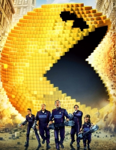 Pixels (Пиксели) 
Обещанията за Pixels бяха големи. Екшън, sci-fi, ретро игри… какво може да се обърка? Ами... Адам Сандлър и Кевин Джеймс.