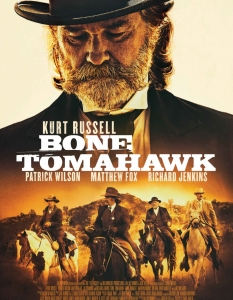 Bone Tomahawk (Боун Томахоук) – 2015
Един от най-новите уестърни остана почти незабелязан и вероятно така и няма да стигне до киносалоните в България. 
Той разказва историята на четирима мъже на мисия в дълбокия Див Запад, за да спасят група пленници от племе човекоядци. Фантастичен Кърт Ръсел!