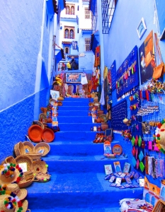 Шефшауен, Мароко, известен като Синия град 