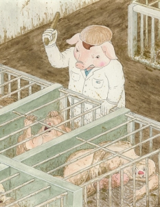 20+ шокиращи илюстрации, които разменят ролите на хора и животни - 3