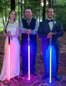 Влюбена двойка направи епична междузвездна сватба в стил Star Wars - 4