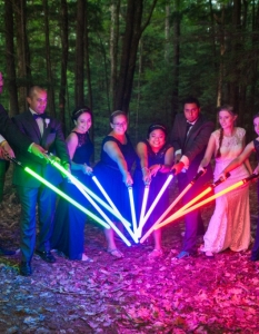 Влюбена двойка направи епична междузвездна сватба в стил Star Wars - 5