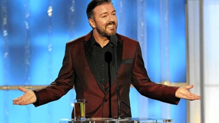 Златен глобус 2012 (Golden Globe Awards 2012) - откриване с Рики Жервейс