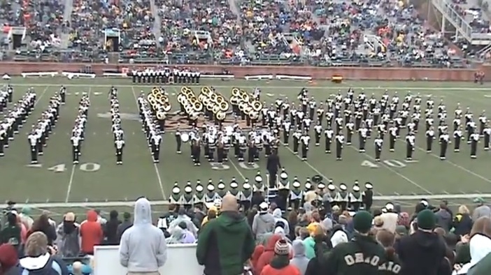 Ohio University Marching 110 make it Gangnam Style 