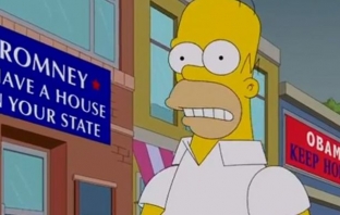 The Simpsons - Хоумър гласува на изборите (Teaser Trailer)