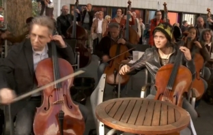 Star Wars Flashmob auf dem Wallrafplatz