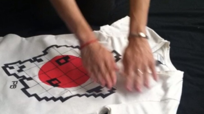 Японски начин за сгъване на тениски