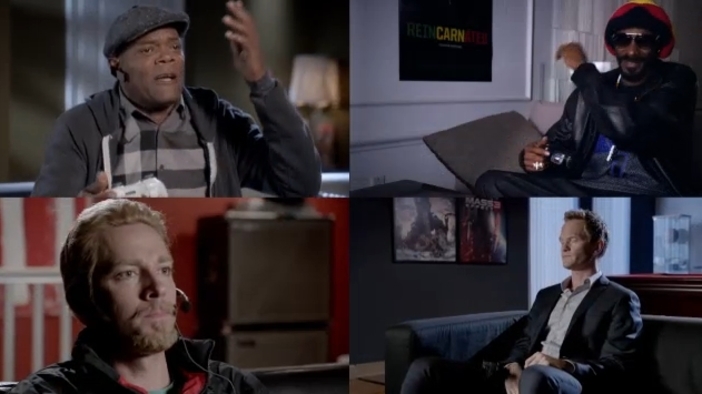 2012 Spike TV VGAs - промо със Самюел Л. Джаксън, Закари Ливай, Нийл Патрик Харис и Snoop Dogg