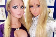 "Живата кукла Барби" Валерия Лукянова и духовната й сестра Доминика