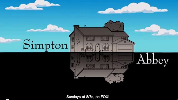 Simpton Abbey - Downton Abbey от The Simpsons