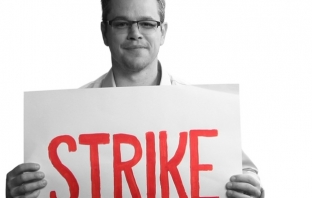 Matt Damon Goes On Strike!