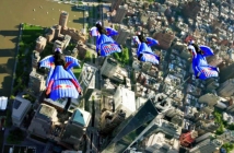 Смайващи гледки на Ню Йорк от птичи поглед с Red Bull Air Force