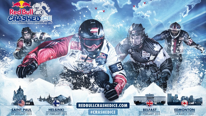 Екшън пързалката Red Bull Crashed Ice се завръща през 2015 година