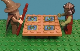 Партия Hearthstone пресъздадена в света на Lego