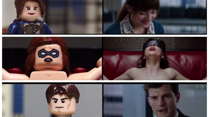 Fifty Shades of Bricks (Fifty Shades of Grey Lego Trailer)
