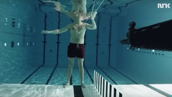 Норвежки физик стреля срещу себе си под водата. Раните са по-малко от очакваното