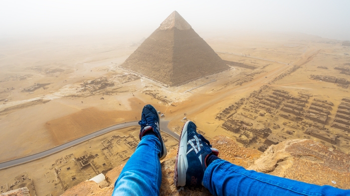 146 метра за 8 минути, или да изкатериш Хеопсовата пирамида без обезопасяване
