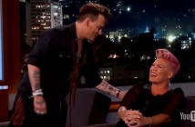 Pink се срещна с Джони Деп и реакцията й е като на всички останали (Видео)