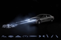 Mercedes представи умни фарове, които прожектират символи