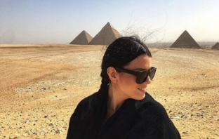 Бременната Ралица Паскалева посети Египет (снимки)
