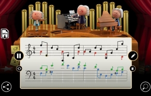 Koмпозирайте музика с Йохан Себастиан Бах и с днешния дудъл от Google!
