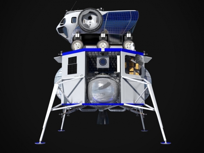 Джеф Безос разкри огромен луноход, който ще помогне на Blue Origin да насели Космоса