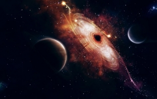 Три супермасивни черни дупки са на път да се сблъскат