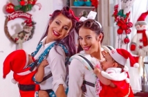 Танцуващите майки с бебета от "България търси талант" заснеха коледен танц