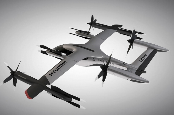 "Uber" и "Hyundai" представиха прототип на летящо такси