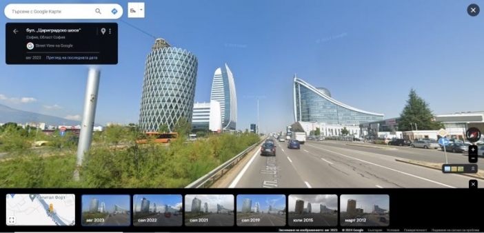 Колите на Google Street View отново са в България