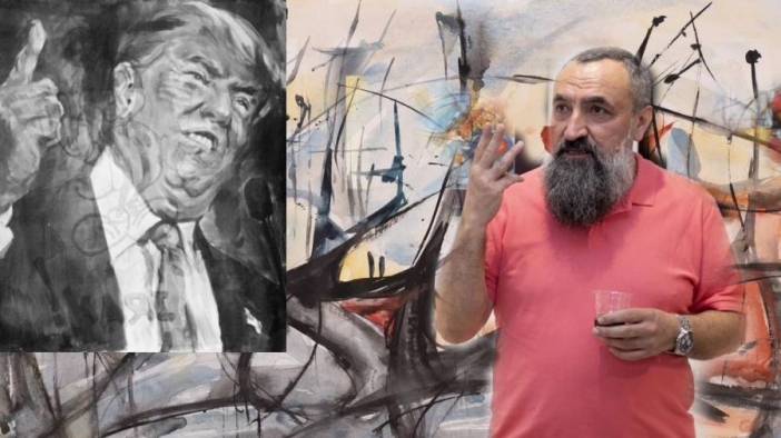 Портрет на Доналд Тръмп за $1 млн. открива изложбата на Петко Дурмана в Artsy