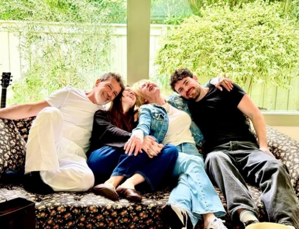 Антонио Бандерас показа зет си и сподели щастлив момент с бившата си съпруга Мелани Грифит