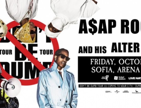 Световната хип-хоп звезда A$AP Rocky с първи концерт у нас на 9 октомври