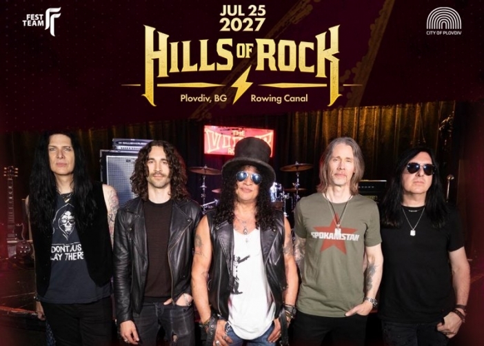 Слаш в Пловдив? Очаквайте го на "Hills Of Rock"!