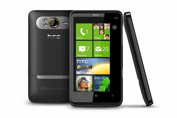 HTC HD 7 - дизайн, класа и Windows Phone 7